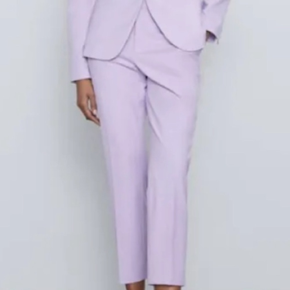 NWT Zara Pastel Lavender Trousers